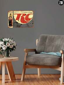 CIF BUY 1 包复古金属铝标牌，有趣的酒吧，咖啡标牌，厨房，农场，花园，家庭，客厅，卧室，宿舍。 - 彩色 - 查看 6