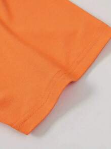 MOUNTAIN Men's T-Shirt 100% Cotton - 橘色 - 查看 5