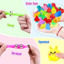 118Pcs Mochi Squishy Toys, Kawaii Squishies, Mini Fidget Toys Bulk , Party Favors Class Prizes Valentines Day Easter Egg Fillers, Christmas Goodies Bag Stuffers (Random)