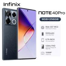 Infinix NOTE 40 Pro 8GB+256GB 4G Helio G99 6.78 英寸120Hz IPS LCD 108MP 三后置摄像头 5000mAh Android 14 移动手机双 SIM 卡充电头欧洲规格智能手机