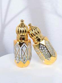 6ml Portable Luxury Glass Perfume Bottle, Suitable For Packing Essential Oils, Perfumes, Eye Creams, Lip Glosses, Travel, Festivals, Parties, Birthdays, Valentine's Day Gifts