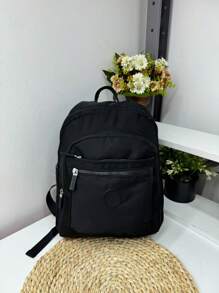 Large Backpack 5 Compartments Durable Travel Gym Work College - Black - View 1
