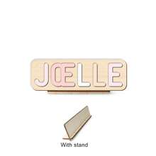 Customizable Wooden Puzzle With Multilingual Name & 3D Letters:A Perfect Present For Kids On Birthdays, Christmas, Easter, And Baptism,Suitable As A Child's First Birthday Gift.Montessori And Customized Educational Toy,A Wonderful Choice For Various Celebratory Occasions.