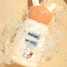 Personalized Label Stickers - Silver Stickers, Custom Name Waterproof Customization, Easy To Stick On Different Surfaces, Suitable For Various Occasions, Water Bottles, School Bags, Stationery, Clothing, Bags, Lunch Box Stickers, Office Supplies, Etc.