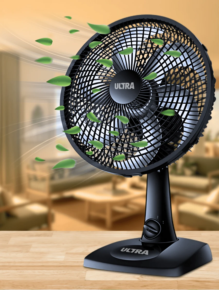 Black 110V Mondial Ultra V-UT-30 Portable Powerful Table And Wall Fan Summer Bedroom And Office Fan - Xem 1