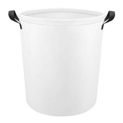 Large Capacity Simple White Laundry Basket For Homelaundry Hamper,Washing Basketbathroom Organizer,Basket,Storage Basket,Foldable Laundry Basket