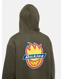DICKIES Dickies X Spitfire Hoodie Olive - Khaki - View 4