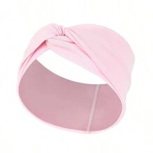 Europa und USA Mode breite Kante Stirnband verknotetes Kreuz Stirnband zweifarbiges Stirnband Krone Haarschmuck, Turban Stirnband, Schweißband