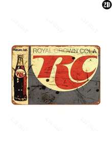 CIF BUY 1 包复古金属铝标牌，有趣的酒吧，咖啡标牌，厨房，农场，花园，家庭，客厅，卧室，宿舍。 - 彩色 - 查看 2