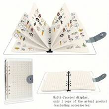 1pc Enamel Pin Collection Display Book - Portable Brooch Organizer With Holes For Collectors, Storage Solution, Jewelry Rolls, Gender Reveal Party, Perfect For Birthdays, Weddings, Parties, The Perfect Gift For Colleagues, Friends, And Family, Back To School