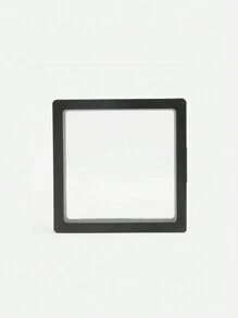 1pc S925 Silver Chain Ring For Women, Green Geometric Hollow Design, Fashionable Minimalist Luxury Ring Suitable For Daily Wear And Holidays