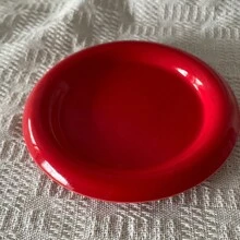 Plato redondo de cerámica de 6 pulgadas, de estilo, color blanco, vajilla elegante, apta para postre, pasta, desayuno en cafeterías y uso doméstico