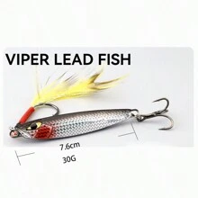 Metal Spoon Fishing Lure For Distant Long-Range Casting & Hooking Largemouth Bass, Suitable For Freshwater Vibration Bait - Multicolor - View 24