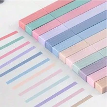 6pcs/Set Soft Tip Fluorescent Pens, Waterproof, Quick Drying, Suitable For Diary, Scrapbooking, School Supplies, DIY Decoration, Journaling, Note Taking, Office, Writing & Highlighting, Back To School, Random Colors