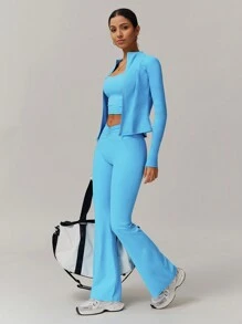 MASKERT Calças femininas de primavera e verão, calças esportivas, calças de corrida, calças de ioga, calças casuais, confortáveis e amigáveis à pele para lazer em casa
