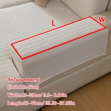 1pc All Season Chenille Jacquard Anti-Slip Sofa Seat Cushion Cover, Soft & Skin-Friendly, Pet-Proof, Elastic Couch Cover, Suitable For L-Shaped And 1/2/3/4 Seater Sofas In Living Room, Minimalist Modern Style, Spring/Autumn