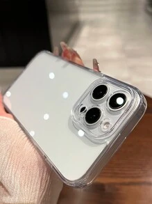Minimalistisches, hochwertiges, vollständig abdeckendes transparentes Handyhülle kompatibel mit iPhone 16 Pro Max/16/16 Pro/16 Plus/11/15/15 Pro/15 Pro Max/12/13/14 Pro Max/XS/XR/11 Pro/11 Pro Max/12 Pro/12 Pro Max/13 Pro/13 Pro Max/7 Plus/14 Pro/14 Pro Max/14 Plus/7 Plus/8 Plus/8/SE2/12 Mini/13 Mini, Acrylhartschale, ausbleichfest