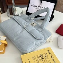 1 pièce Sac de rangement multi-couches simple de style coréen avec une forte fonctionnalité, nouvelle pochette intérieure antichoc pour iPad de 11/13/15 pouces, rangement mignon pour ordinateur portable