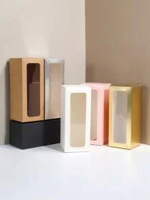 10pcs/20pcs 8x8x20cm Window Display Packaging Paper Boxes, Suitable For Candle, Vase, Diffuser And Other Party Favors & Gift Packaging School Supplies, Back To School