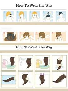 Peluca sintética de encaje frontal de 13x6 pulgadas con cabello de bebé, onda corporal de 30 pulgadas de largo, color naranja, para uso en el Día de Navidad