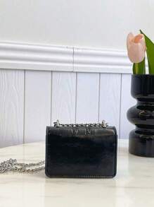 Koreańska modna torebka dla kobiet Omen 2024 Nowa prosta motyl mała kwadratowa Ba G Chic Feeling łańcuszek na ramię Cross-Body Mini B Ag