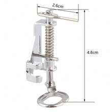 1 szt. Stopka dociskowa do maszyn do szycia domowego, pikowanie, niski trzonek, darmowa stopka dociskowa do haftu, otwarta stopka do pikowania, część maszyny do szycia