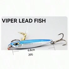Metal Spoon Fishing Lure For Distant Long-Range Casting & Hooking Largemouth Bass, Suitable For Freshwater Vibration Bait - Multicolor - View 33
