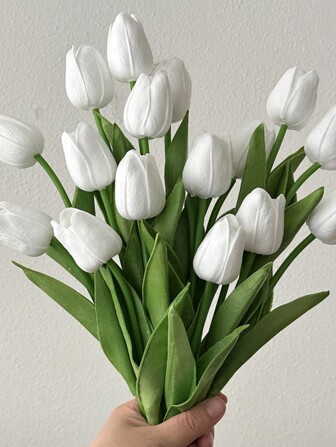 Tulip Artificial Flowers Decor Home Accessories, Ins Style Fake Flowers For Living Room Bedroom, Suitable For Home Decor, Wedding, Holiday Decoration Easter Gifts Birthday Graduation