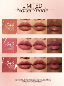 JOOCYEE GLAZED ROUGE 2.0 Upgraded Version, High Gloss, Suitable As A Gift For Girlfriend - 545 Rosy Fantasy - View 3