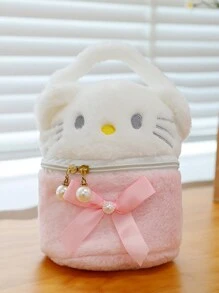 Sanrio 1 pezzo Borsa a tracolla carina da donna, borse a mano con motivi Hello Kuromi, Hello Kitty, MyMelody, Cinnamoroll, borse a cartoni animati, regali di Natale e Capodanno