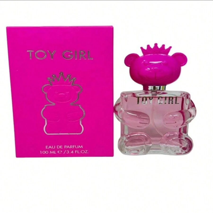 Bear Lotion Perfume With Crown ForWomen And Girls 100ml And Fragrance - 粉色 - 查看 1