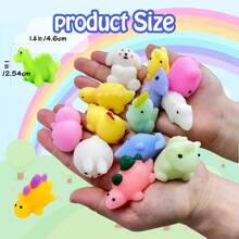 118Pcs Mochi Squishy Toys, Kawaii Squishies, Mini Fidget Toys Bulk , Party Favors Class Prizes Valentines Day Easter Egg Fillers, Christmas Goodies Bag Stuffers (Random)