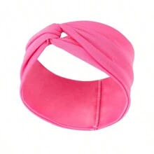 Europa und USA Mode breite Kante Stirnband verknotetes Kreuz Stirnband zweifarbiges Stirnband Krone Haarschmuck, Turban Stirnband, Schweißband