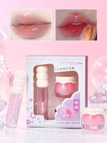 LEEINTO保湿滋润果冻唇膜日夜唇彩润唇膏礼品套装 - 彩色 - 查看 11