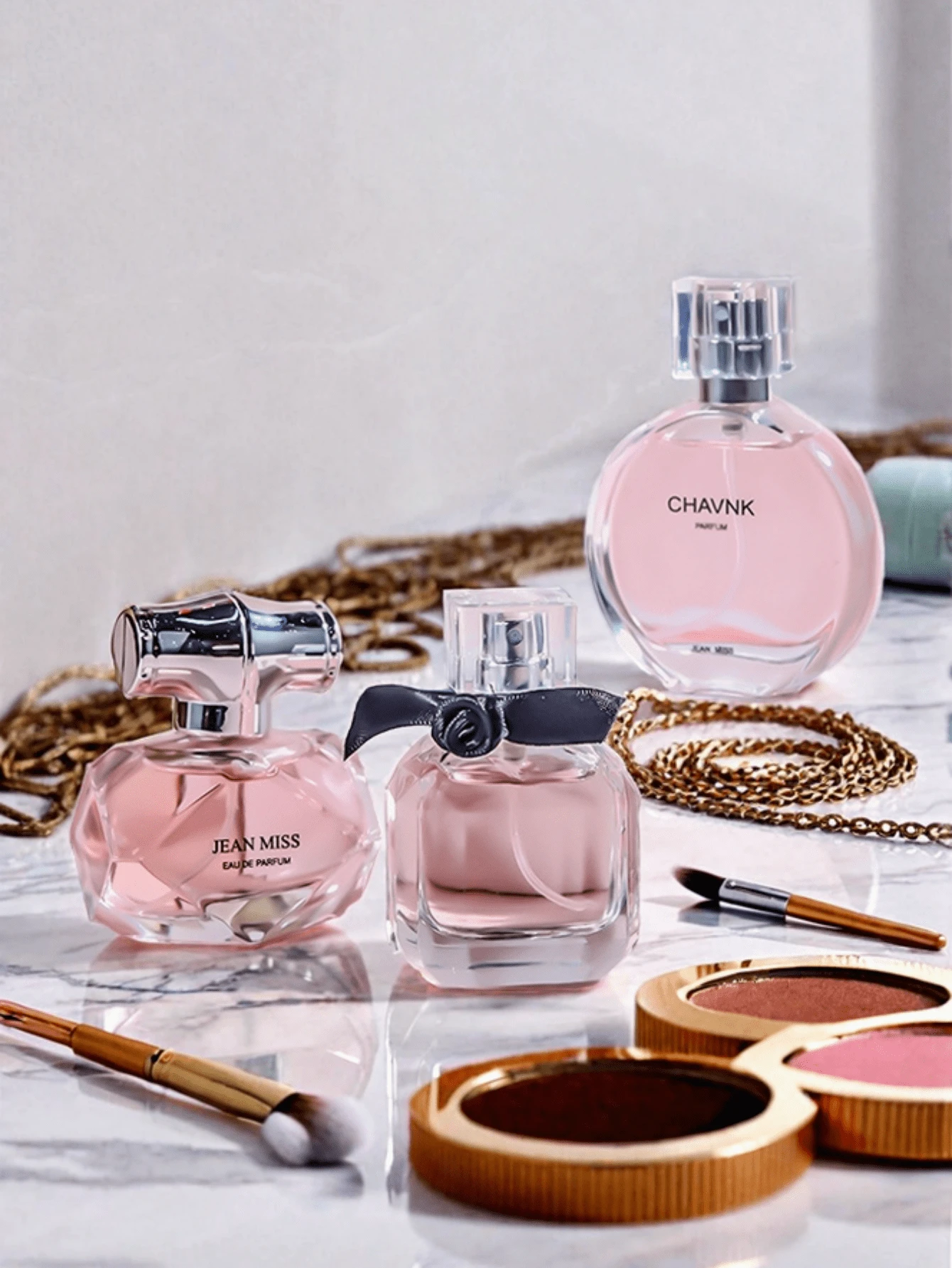 Set de perfumes eau de toilette natural fresca y duradera set de tres piezas Caja De Regalo Perfumes De Flores De Boutique Juego e 3 Perfumes DeFragmento Floral De Madera Para Mujer con sabor a flores y frutas Perfume Fragancia Larga Duracion Alta Larga Duración para novios y novias, regalos de cumpleaños, Día de San Valentín, Navidad(Notas altas: bergamota/mandarina/pera/flor de naranja, notas medias: lirio/ylang-ylang/jazmín, notas base: ámbar gris/sándalo/limón/vainilla) - Fresco - Ver 1