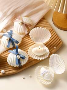 1/3/5pcs Wedding Favors For Guests Aroma Shell Candle Souvenir Gift Box For Bridal Shower Baby Shower Party Decoration Home Decoration - Multicolor - View 1