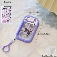 Sanrio 1pc Sanrio Cute Card-Shaped Spray Bottle Fragrance And Sanitizer Portable Fine Mist Sprayer For Travel Makeup Water And Refilling Home Bathroom Decor Summer Back To School