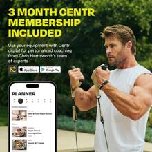 Centr By Chris Hemsworth Smart Stack Adjustable Dumbbell Stand With 3 Month Center Subscription - Black - View 7