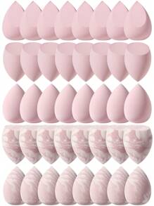 5pcs/10pcs/15pcs/25pcs/30pcs/40pcs/50pcs/Pack Makeup Sponges, Multicolor Makeup Sponge For Foundation Blending, Liquid/Cream/Powder Seamless Smooth Beauty Sponge, Latex-Free Hypoallergenic Dual Use Foundation Puff, Suitable For All Skin Types - Nhiều màu - Xem 15