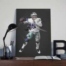 Dak Prescott Poster Football Canvas Poster Wall Art Bedroom Decor Living Room Decoration Gift - Unframe - View 3