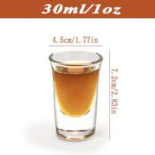 1 盎司小酒杯，适合酒店、商业和家庭使用 - 1oz - 查看 8