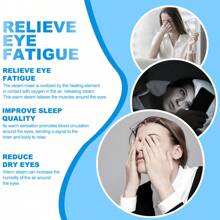 30 Stücke/Packung Dampf-Augenmaske, lindert Augenermüdung, verbessert Schlafqualität, selbsterhitzende Schlaf-Augenmaske, Augenpflege, Einweg-Warmkompresse Augenmaske, beruhigt den Augenbereich, beseitigt dunkle Ringe, konstante Temperaturkontrolle, extra lange Erwärmung, geeignet für Schule, Reisen, Zuhause und andere Anlässe, Augenmaske, Schlaf-Augenmaske - Verschiedenfarbig - Übersicht 5
