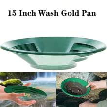 Hot  Plastic Gold Pan Basin Nugget Mining Pan Dredging Prospecting River Tool Wash Gold Panning Equipment