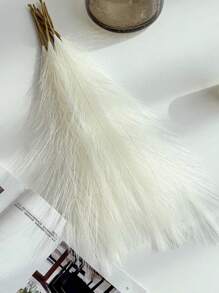 43cm/16.93inch White Faux Pampas Grass Artificial Reeds Fluffy Artificial Fake Flower Boho Decor For Wedding Party Decoration, Home Living Room Bedroom Decor, Vase Arrangement, DIY Photoshoot Props,Fake Plants,Spring, Summer, Weddings Decor,Room,Desk,Garden Decor,Room Decoration Stuff