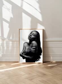 1 张 Sade 海报印刷品，音乐英国歌手黑白墙壁艺术卧室客厅家居装饰摄影简约乔迁礼物 - 灰色 - 查看 5