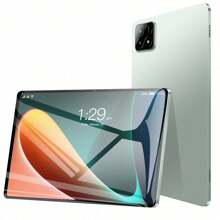 10-Inch Tablet Android 14 Tablet, Octa-Core Tablet, 6GB RAM, 64GB ROM, 128GB Extended, 5000mAh, 1280x800 High Definition Touchscreen, 5 Million Pixels + 8 Million Pixels, WiFi, Dual Cameras - màu xanh lá - Xem 1