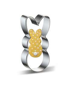 1pc Stainless Steel Easter Rabbit Shaped Cookie/Biscuit Cutter, DIY Baking Tool Easter Easter Decorations Easter Decor Easter Giftseaster Mold - Cookie Cutters - View 7