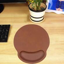 Custom Leather Mouse Pad,Coworker Gift, Gift For Dad, Boss Gift, Gift For Him & Her , Personalized Mouse Pad, Teacher Gift, Office Gifts Back To School - Brown - View 4