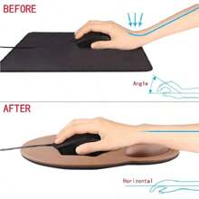 Custom Leather Mouse Pad,Coworker Gift, Gift For Dad, Boss Gift, Gift For Him & Her , Personalized Mouse Pad, Teacher Gift, Office Gifts Back To School - Brown - View 6