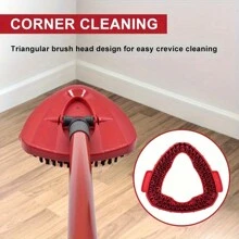 1/2Pcs/Set Spin Mop Replacement Brush, Compatible With Vilida/O-Ceda EasyWring Spin Mop Single Slot System, Easy To Assemble, Reusable, For Kitchen Floors, Tile Floors Cleaning Accessory Christmas